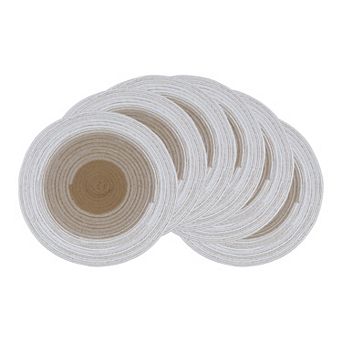 Placemats Set of 6 Rattan Placemats for Dining Table Decor Indoor Outdoor Kitchen Table Mat