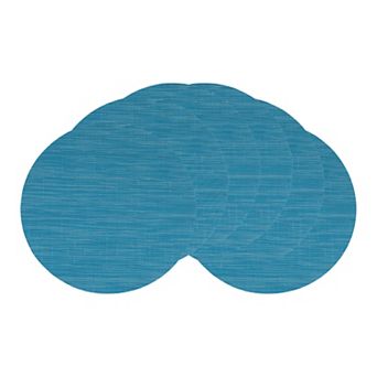 Round Placemats Set of 6 Placemats for Kitchen Dining Table Decor Washable Table Placemats