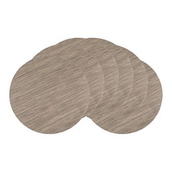 Round Placemats Set of 6 Placemats for Kitchen Dining Table Decor Washable Table Placemats