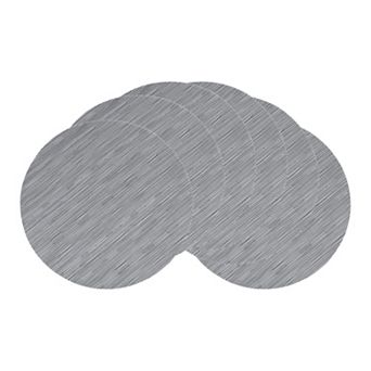 Round Placemats Set of 6 Placemats for Kitchen Dining Table Decor Washable Table Placemats