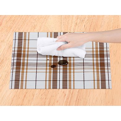 Placemats, Set of 6 Placemats for Kitchen Dining Table Decor Heat Resistant Table Placemats