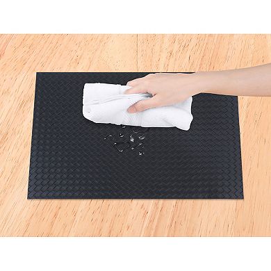 Placemats Set of 6 Leather Placemats for Kitchen Dining Table Decor Table Placemats 17"x12"