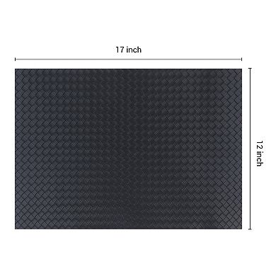 Placemats Set of 6 Leather Placemats for Kitchen Dining Table Decor Table Placemats 17"x12"