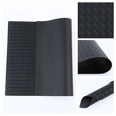 Placemats Set of 6 Leather Placemats for Kitchen Dining Table Decor Table Placemats 17"x12"