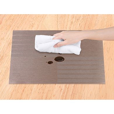 Set of 6 Placemats for Kitchen Dining Table Decor Heat Heat-resistant Table Placemats 18"x12"