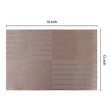 Set of 6 Placemats for Kitchen Dining Table Decor Heat Heat-resistant Table Placemats 18"x12"