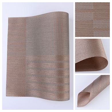 Set of 6 Placemats for Kitchen Dining Table Decor Heat Heat-resistant Table Placemats 18"x12"