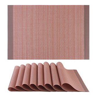 Placemats Set of 8 Placemats for Kitchen Dining Table Decor Washable Table Placemats 18"x12"