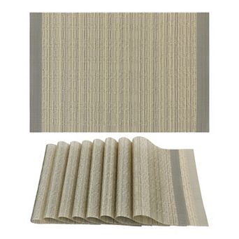 Placemats Set of 8 Placemats for Kitchen Dining Table Decor Washable Table Placemats 18"x12"