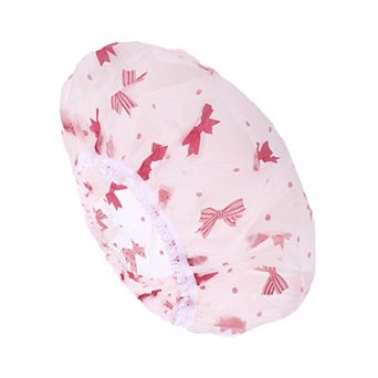 1 pc Women Comfortable Shower Cap for Bathroom Business Travel