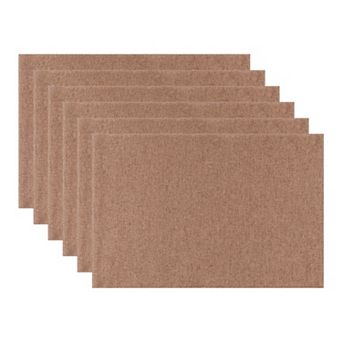 Placemats Set of 6 Polyester Placemats for Kitchen Dining Table Decor Heat Resistant Table Placemats