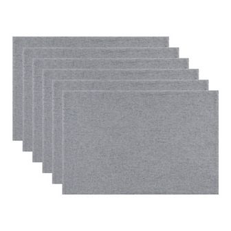 Placemats Set of 6 Polyester Placemats for Kitchen Dining Table Decor Heat Resistant Table Placemats