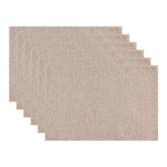 Placemats Set of 6 Polyester Placemats for Kitchen Dining Table Decor Heat Resistant Table Placemats