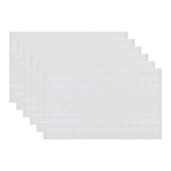 Rustic Placemats Set of 6 Cotton and Linen Placemats for Dining Table Decor Indoor Outdoor Table Mat