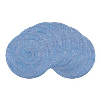 Rustic Placemats Set of 6 Round Placemats for Dining Table Decor Indoor Outdoor Kitchen Table Mat