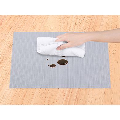 Placemats 8 Pack PVC Placemats for Kitchen Dining Table Decor Washable Heat Resistant Placemats