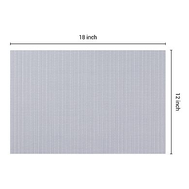 Placemats 8 Pack PVC Placemats for Kitchen Dining Table Decor Washable Heat Resistant Placemats