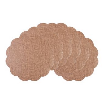 Placemats Set of 6 Flower Placemats for Kitchen Dining Table Decor Heat Resistant Table Placemats