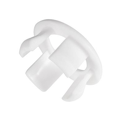 Sink Basin Trim Overflow Cover Insert in Hole Ring Covers Caps White 6pcs