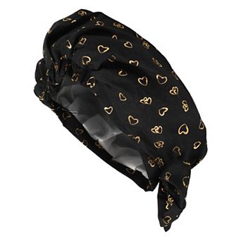 1 pc Women Double Layer Heart Bow Shower Cap for Bathroom Vacation Travel Hotel