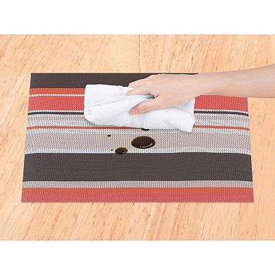 Morden Placemats Set of 6 Placemats for Dining Table Decor Indoor Outdoor Table Mat, 18*12in