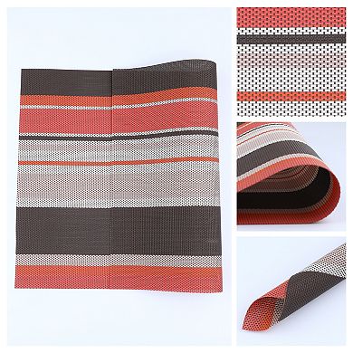 Morden Placemats Set of 6 Placemats for Dining Table Decor Indoor Outdoor Table Mat, 18*12in