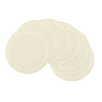 Rustic Placemats Set of 6 Tassel Placemats for Dining Table Decor Indoor Outdoor Kitchen Table Mat