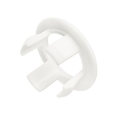 Sink Trim Overflow Cover, 4Pcs Sink Overflow Rings Bathroom Kitchen Basin Drain Cover, White