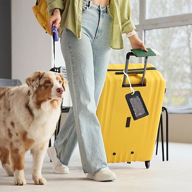 Luggage Tag Loops, 100 Pcs Luggage Loop Straps Bag Tag Loops Luggage Tag Holders