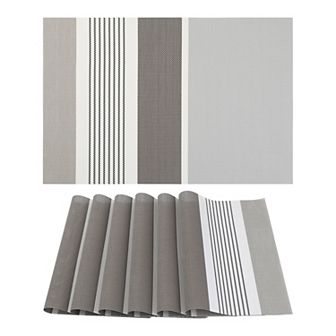 Farmhouse Placemats Set of 6 Placemats for Dining Table Decor Indoor Outdoor Table Mat 18"x12"