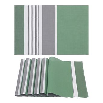 Farmhouse Placemats Set of 6 Placemats for Dining Table Decor Indoor Outdoor Table Mat 18"x12"