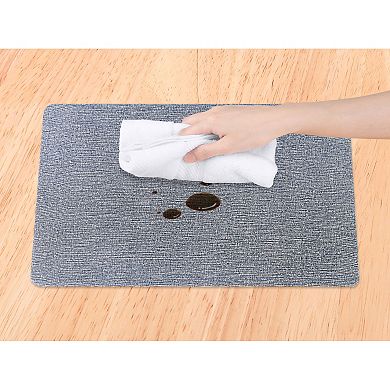 Solid Placemats Set of 6 Placemats for Kitchen Dining Table Decor Table Placemats 18"x12"