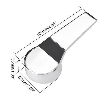 Faucet Lever Handle, 40mm Cartridge Replacement Metal Lever Handle Kit