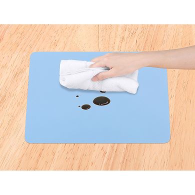Placemats Set of 6 Silicone Placemats for Kitchen Dining Table Decor Washable Table Placemats