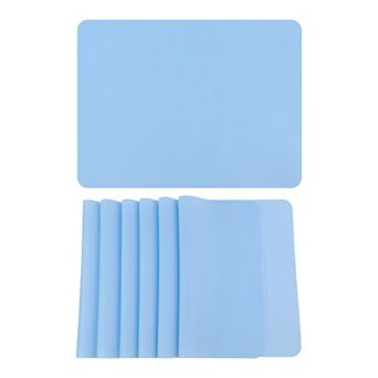 Placemats Set of 6 Silicone Placemats for Kitchen Dining Table Decor Washable Table Placemats