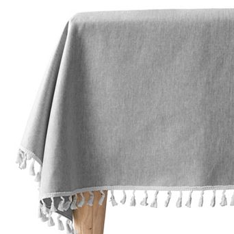 1 pc Wrinkle Free Tablecloths, Kitchen Dining Table Cover for Camping Parties, 62.99"x43.31"