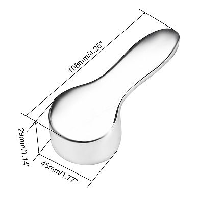 Faucet Lever Handle, 35mm Cartridge Universal Replacement Metal Lever Handle Kit