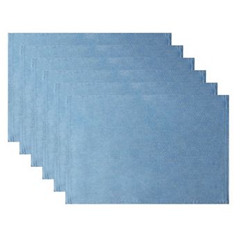 Rustic Placemats Set of 6 Polyester Placemats for Dining Table Decor Indoor Outdoor Table Mat