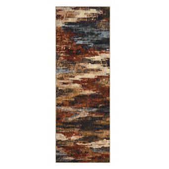 Garvee Pearl Velvet Contemporary Abstract Printed Area Rug For Indoor Use