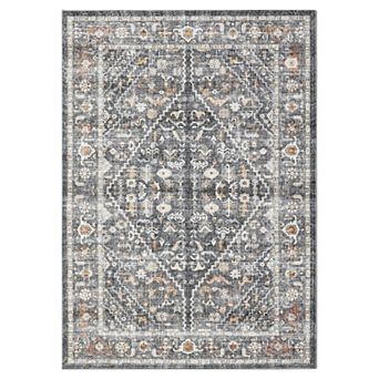 Garvee Vintage Machine Washabke Indoor Area Rugs No Shedding Carpet for Living Room