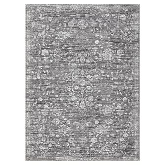 Garvee Vintage Blooming Flowers Area Rug Machine Washable for Bedroom Living Room