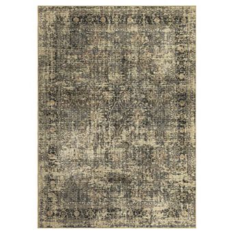 Garvee Pearl Velvet Vintage Abstract Printed Area Rug Folable Carpet for Home