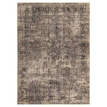 Garvee Pearl Velvet Vintage Abstract Printed Area Rug Folable Carpet for Home
