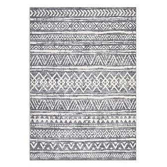 Garvee Washable Non Slip Pearl Velvet Morocco Style Printed Area Rug for Home