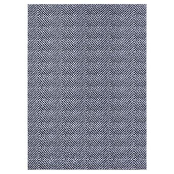 Garvee Machine Washable Non Slip Herringbone Pattern Printed Area Rug for Living Room