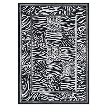 Garvee Animal Pattern Machine Washable Non Slip Area Rug for Kitchen Bedroom Living Room