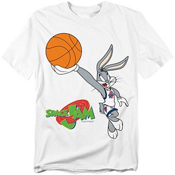 Big & Tall Original & Unrestored Space Jam Bugs Bunny Dunk Graphic Tee