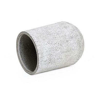LuxenHome Speckled and Textured Round Tapered MgO Planter, Indoor and Outdoor