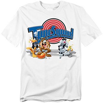 Big & Tall Original & Unrestored Space Jam Tune Squad Group Graphic Tee