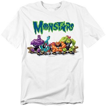 Big & Tall Original & Unrestored Space Jam Monstars Group Graphic Tee